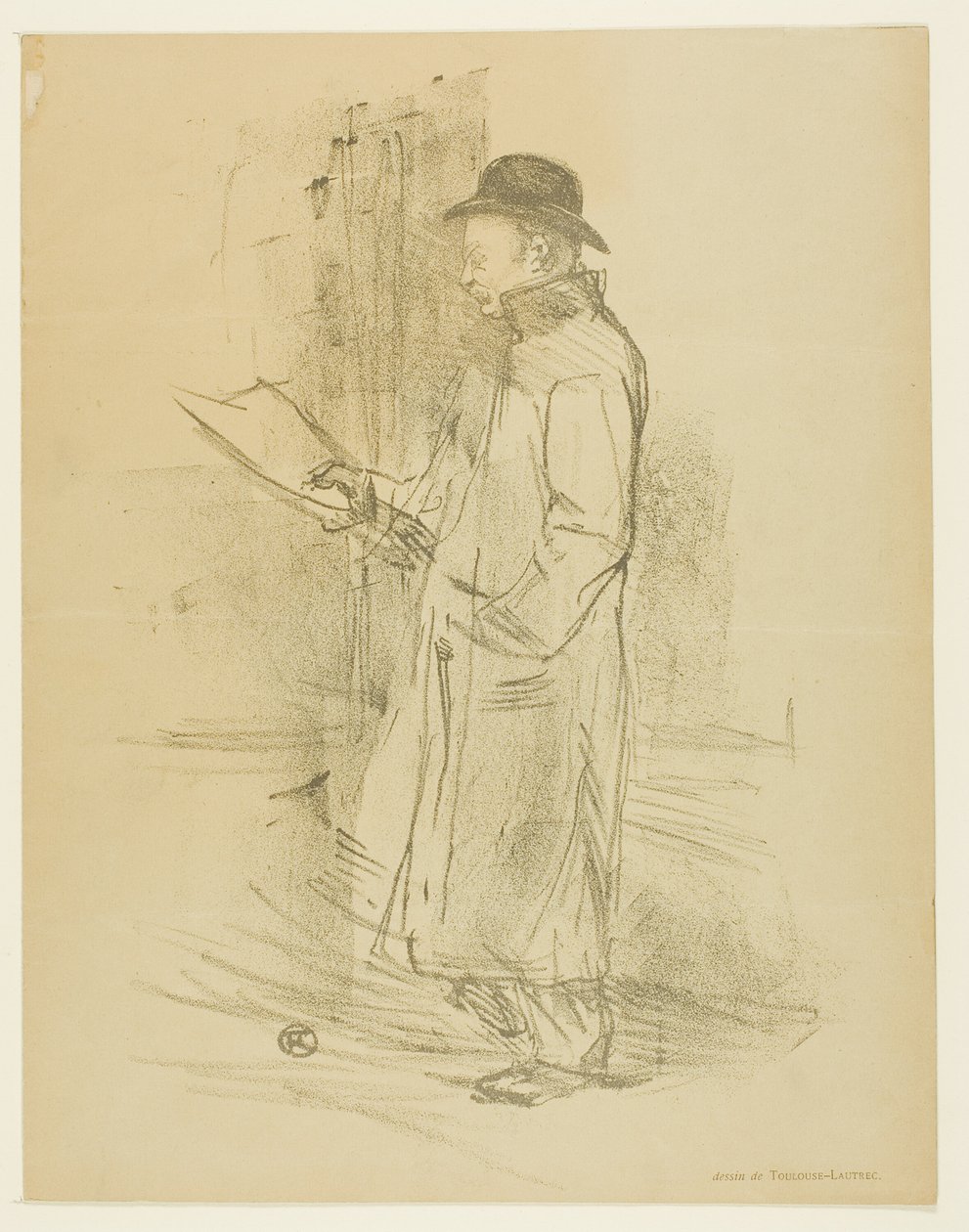 Program pro Gémier Benefit od Henri de Toulouse Lautrec