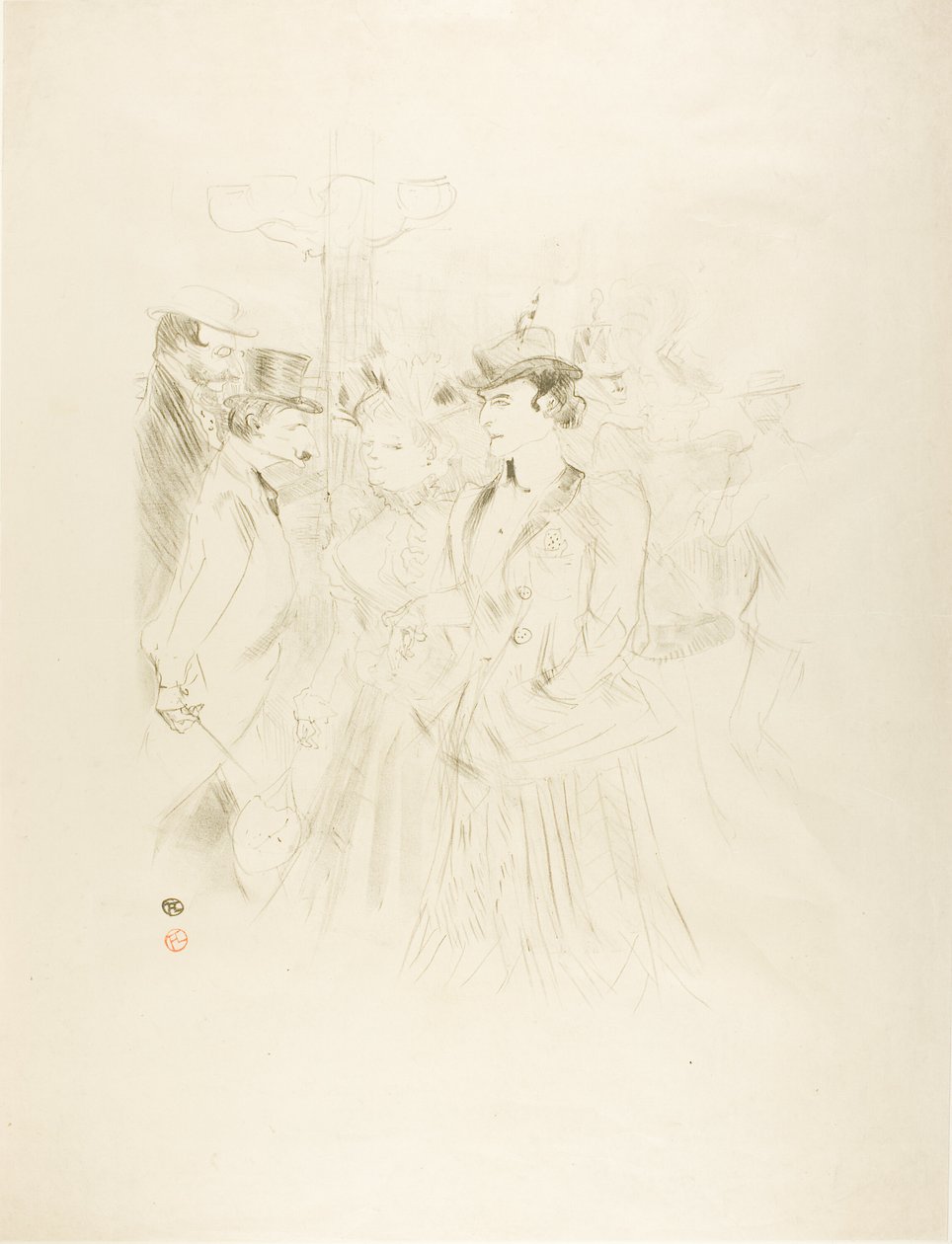 Promenáda od Henri de Toulouse-Lautrec