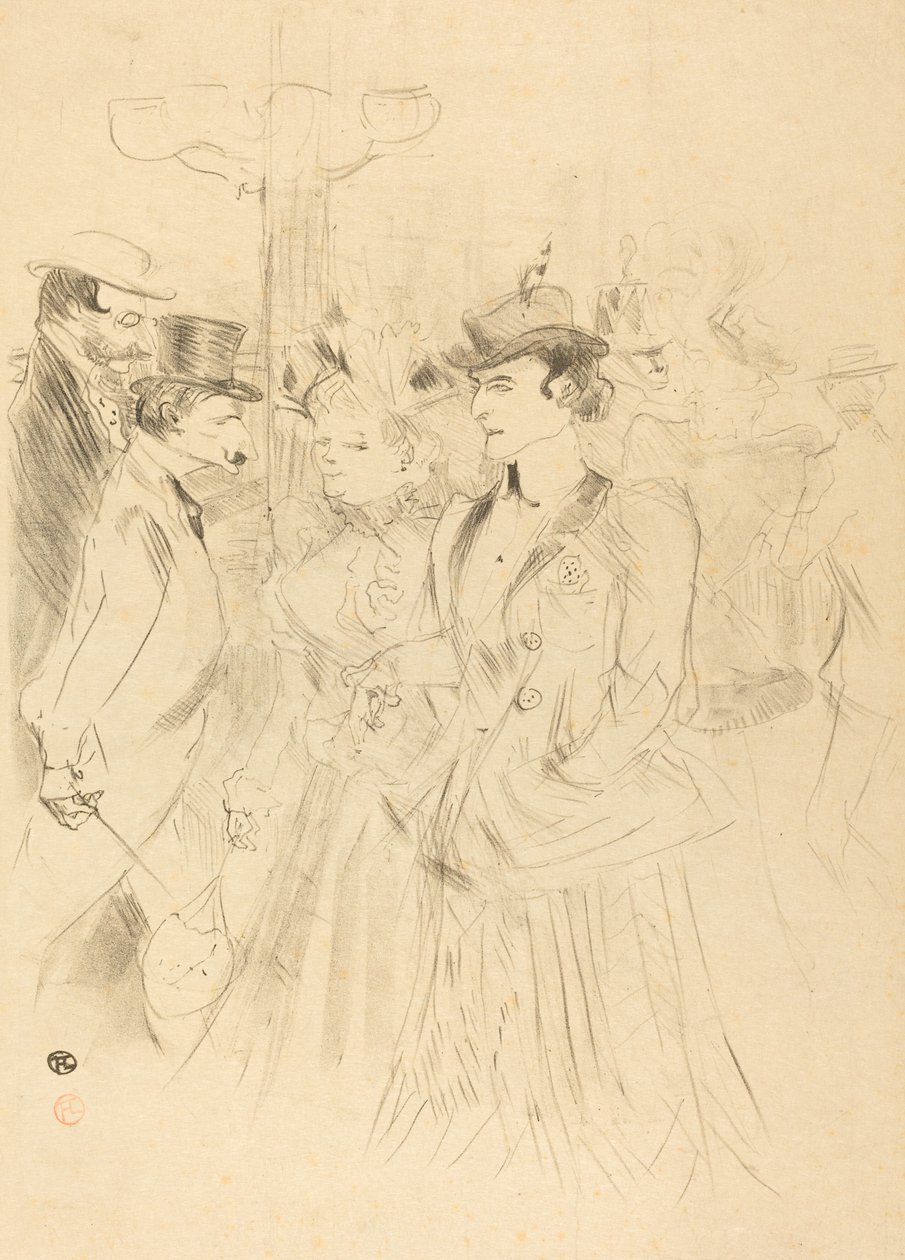 Promenáda Promenáda, 1899. od Henri de Toulouse Lautrec