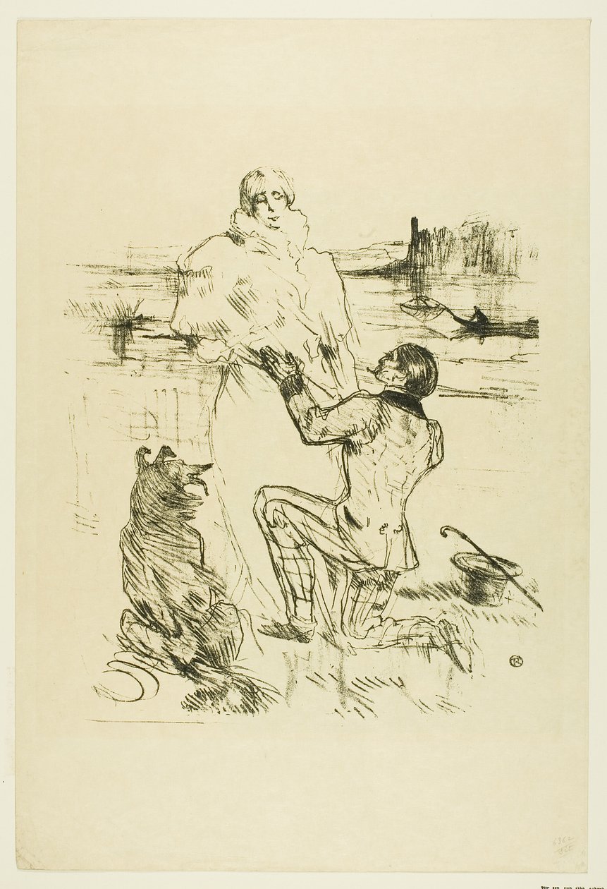 Návrh (první deska) od Henri de Toulouse Lautrec