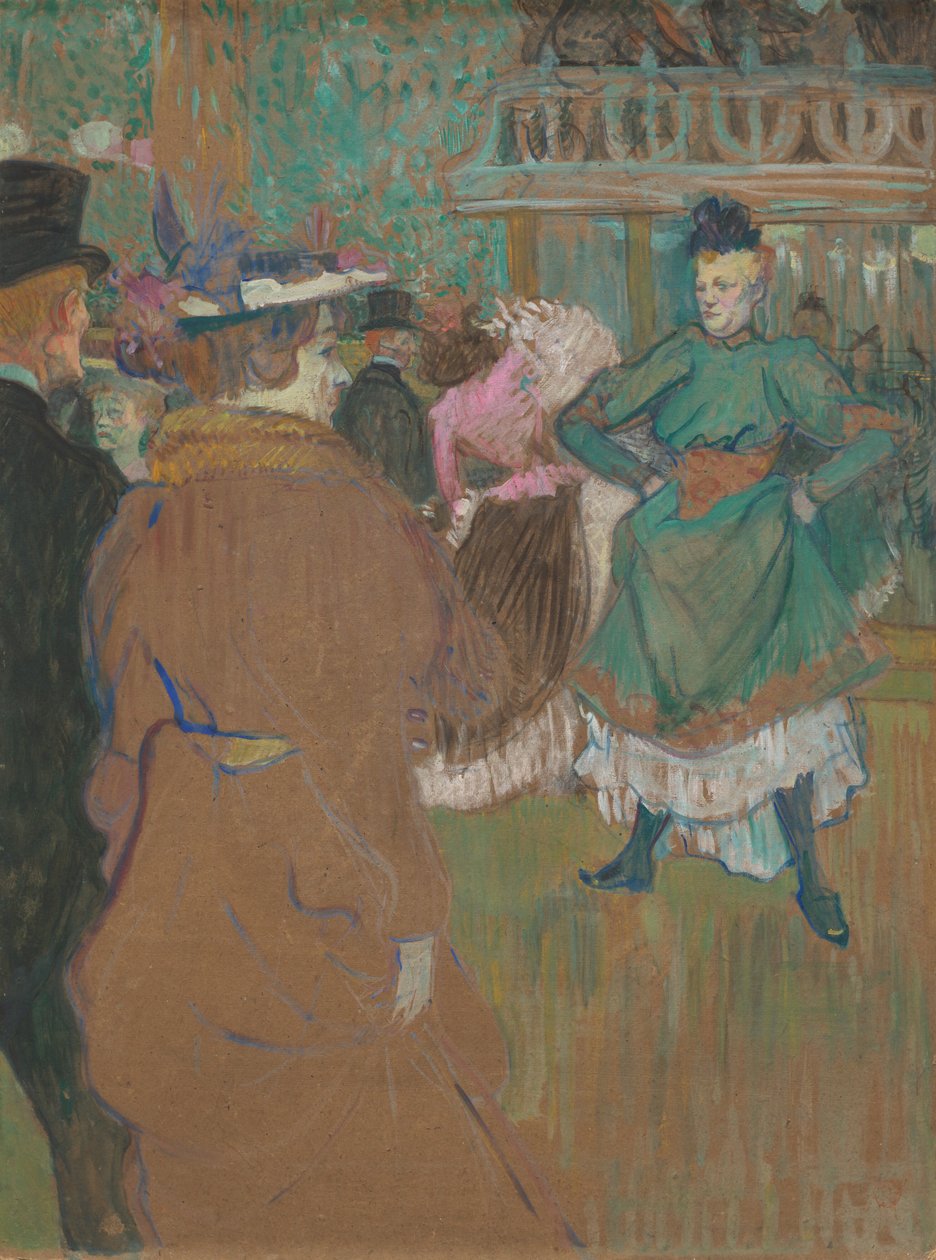 Quadrille v Moulin Rouge, 1892. od Henri de Toulouse Lautrec