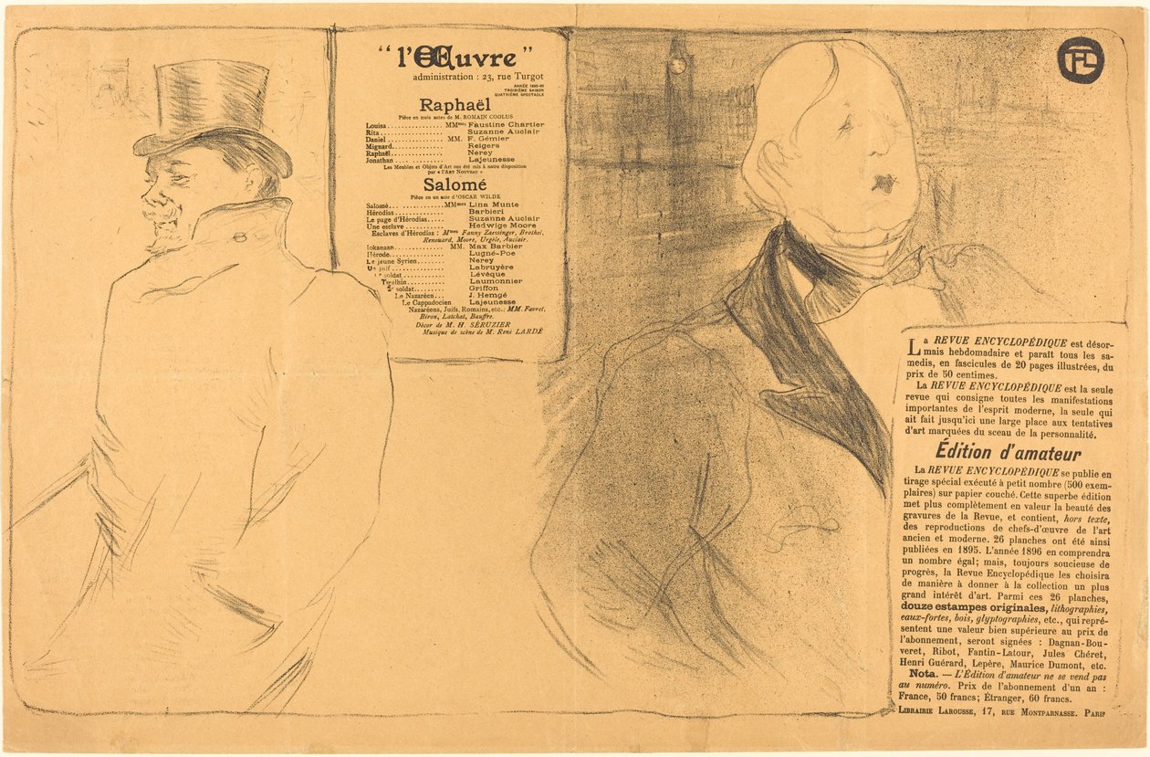 Raphael; Salome od Henri de Toulouse Lautrec