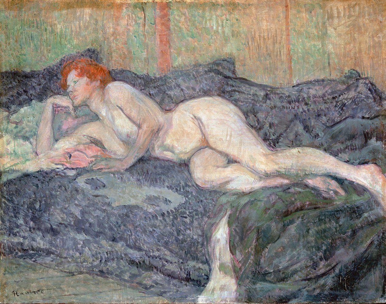 Ležící akt, 1897 od Henri de Toulouse Lautrec