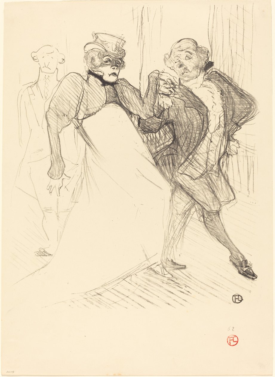 Rejane a Galipaux v Madame Sans-Gêne Réjane a Galipaux v Madame..., 1894. od Henri de Toulouse Lautrec