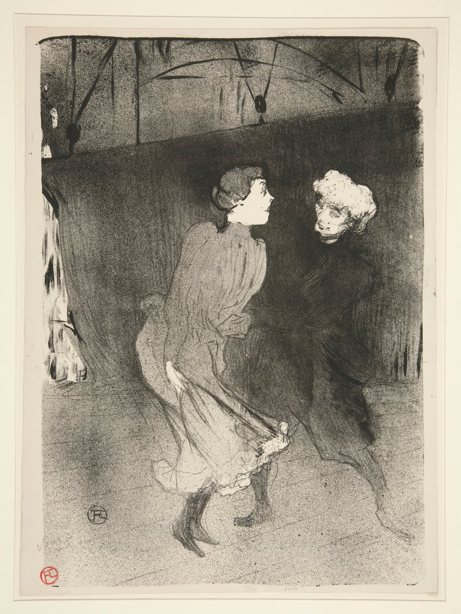 Zkouška šatů ve Folies-Berg?re - Emilenne D od Henri de Toulouse-Lautrec