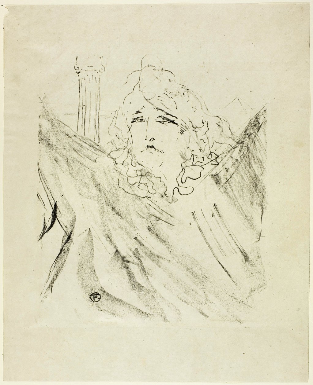 Sarah Bernhardt, z Treize Lithographies od Henri de Toulouse Lautrec