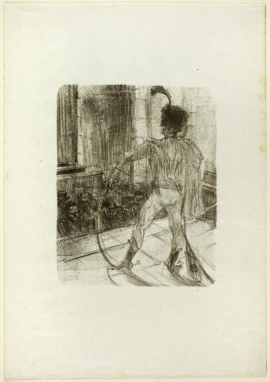 Schlomé Fuss v synagoze, z Au Pied du Sinaï od Henri de Toulouse Lautrec