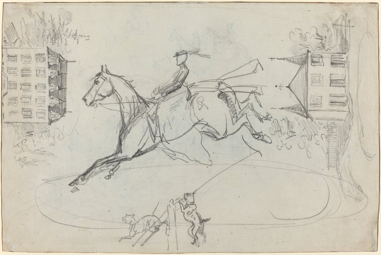 List náčrtů, c. 1881. od Henri de Toulouse Lautrec