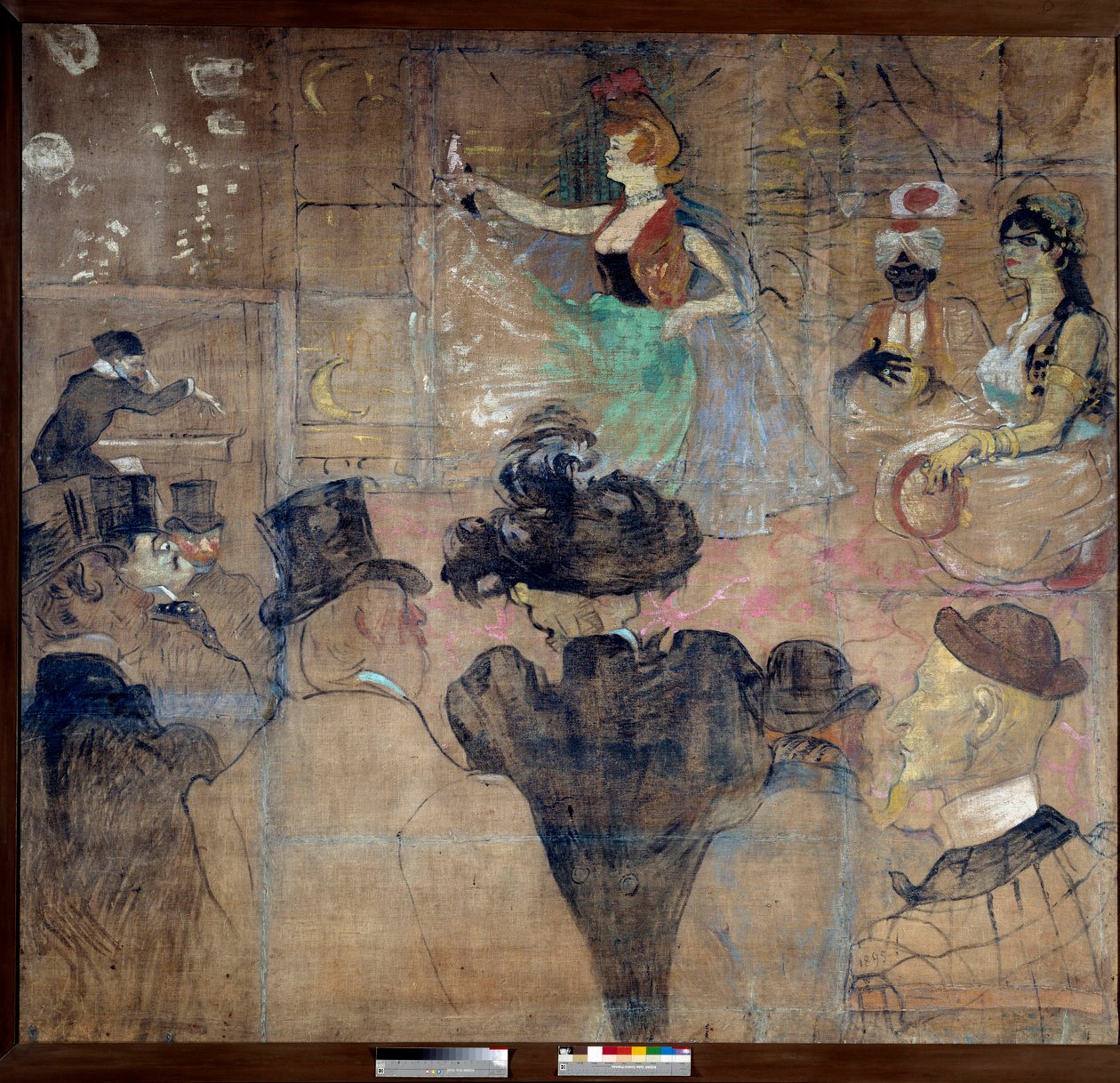Značka pro dům Goulue (Weber Louise dit La Goulue od Henri de Toulouse Lautrec