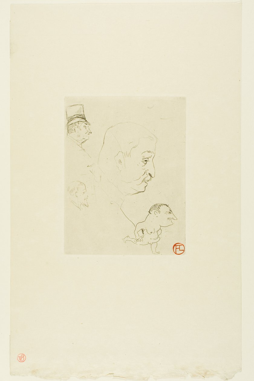 Skica od Henri de Toulouse Lautrec