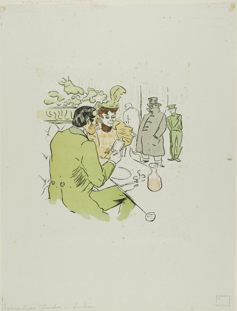 Snobství od Henri de Toulouse Lautrec