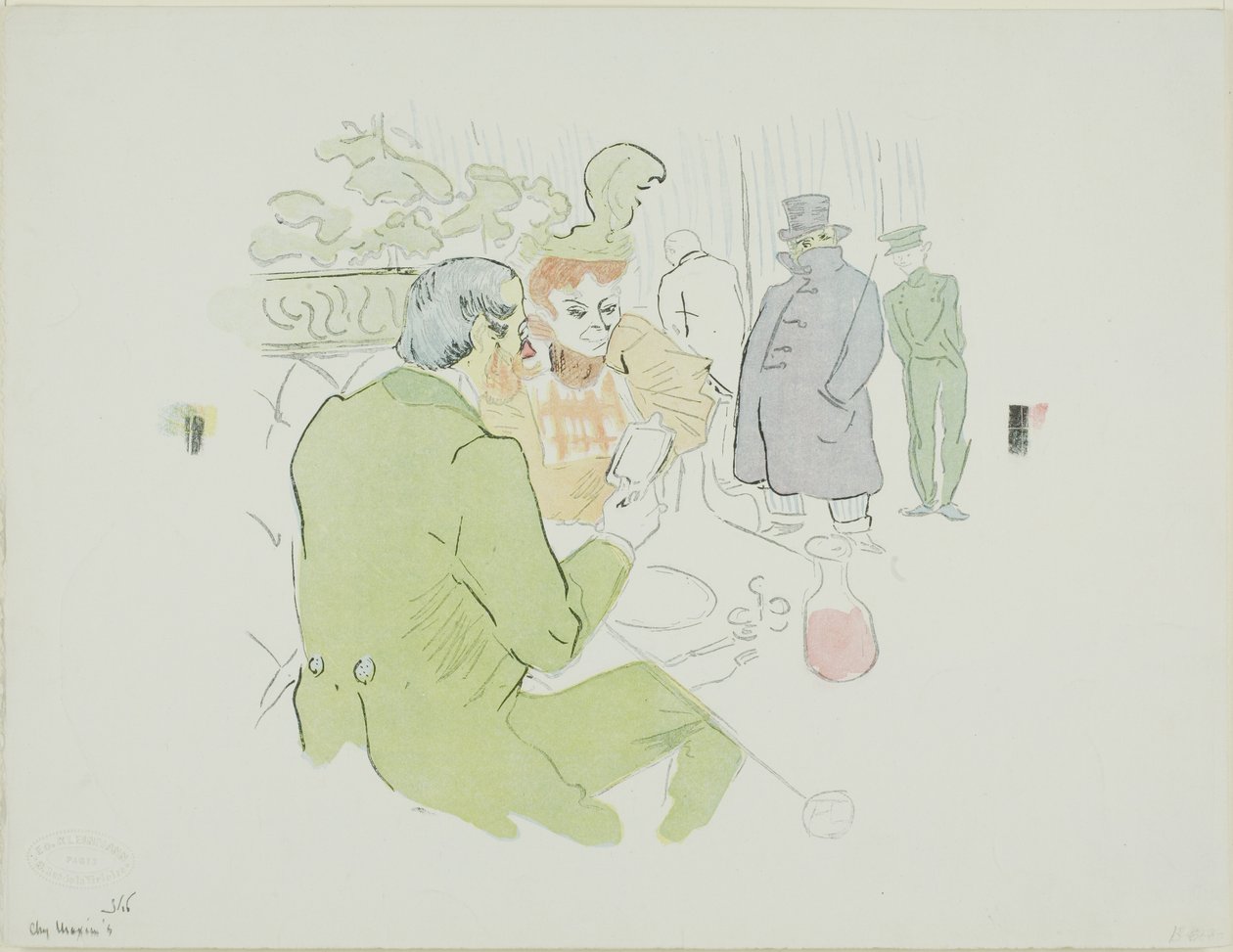Snobství od Henri de Toulouse Lautrec