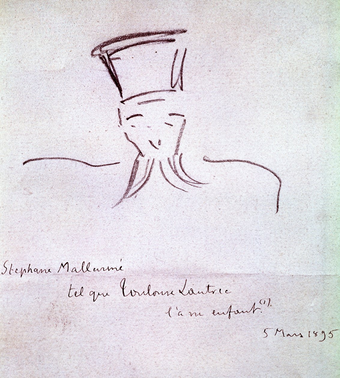 Stephane Mallarme od Henri de Toulouse Lautrec