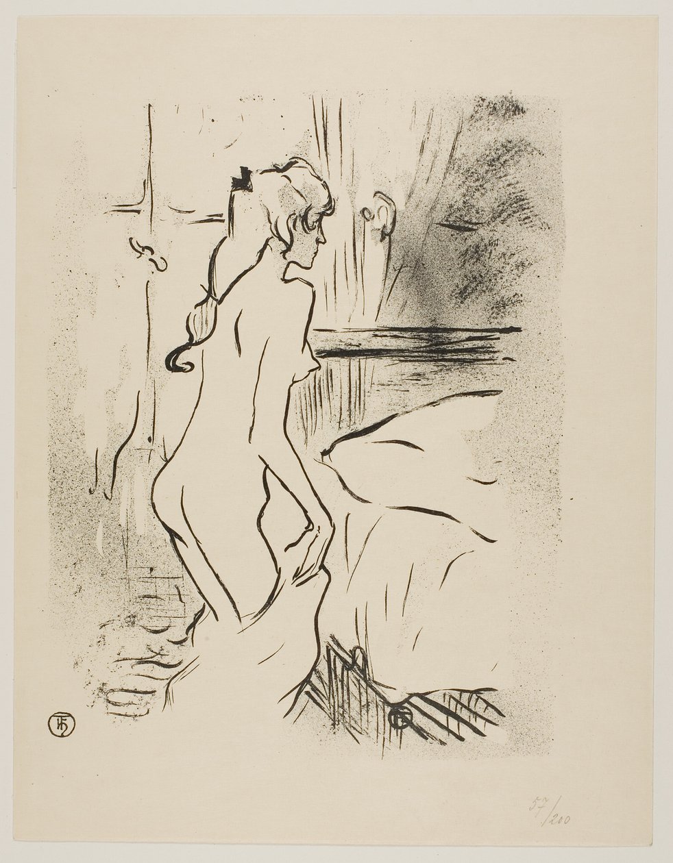 Studie ženy od Henri de Toulouse Lautrec