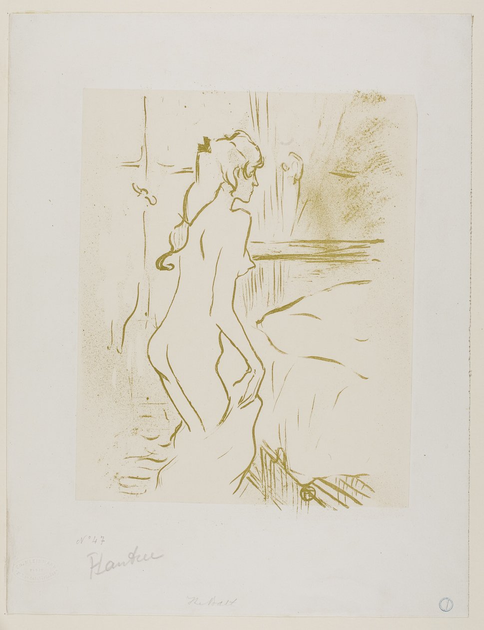 Studie ženy od Henri de Toulouse Lautrec