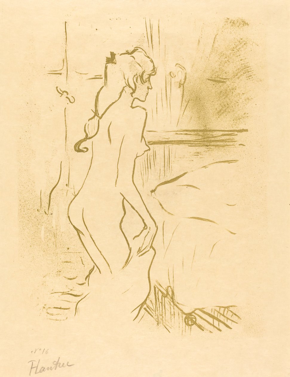 Studie o ženě Etude de femme, 1893. od Henri de Toulouse Lautrec