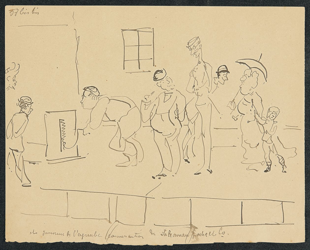Ponoření, 1881 od Henri de Toulouse Lautrec
