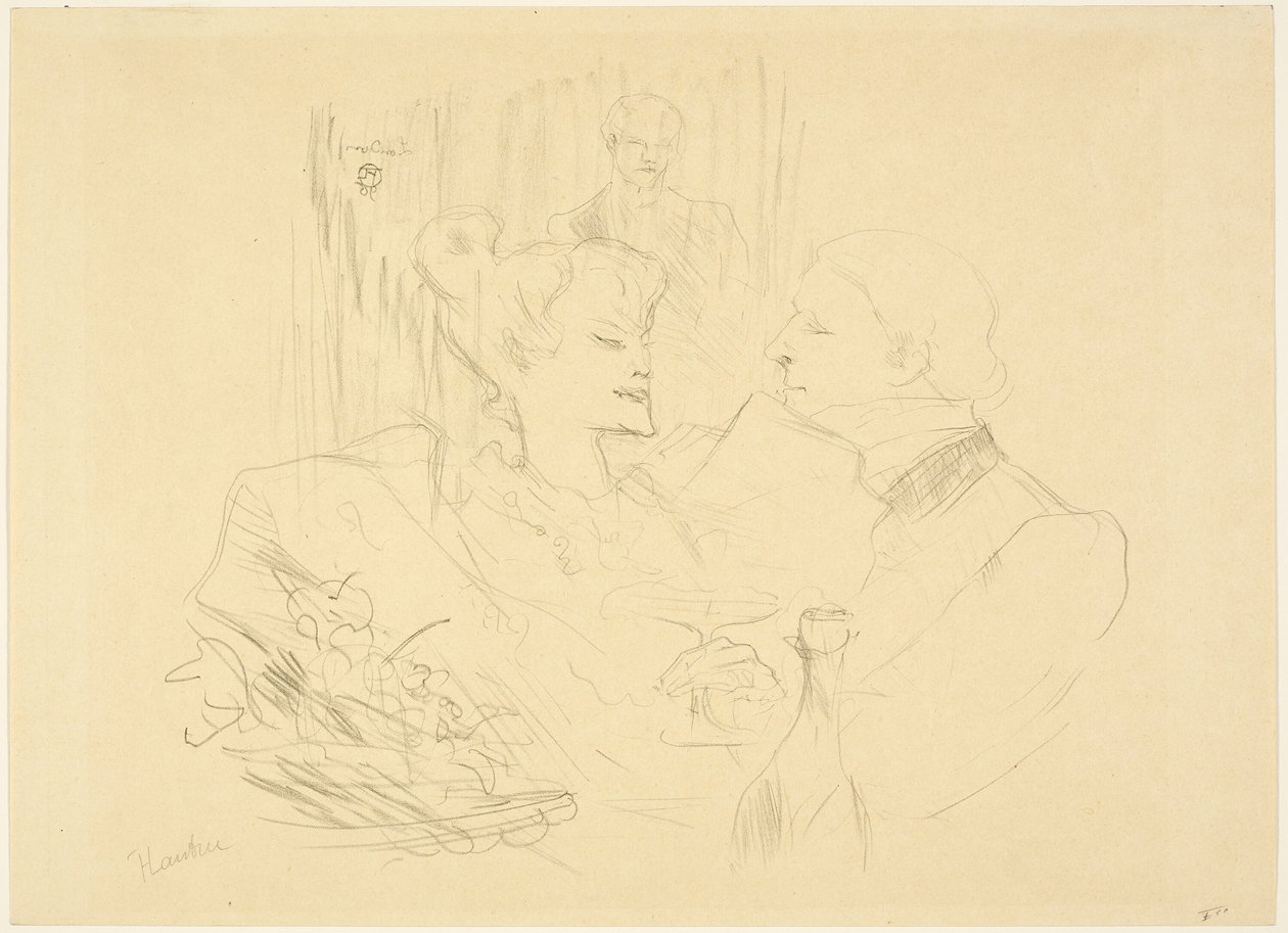 Večeře v Londýně od Henri de Toulouse Lautrec