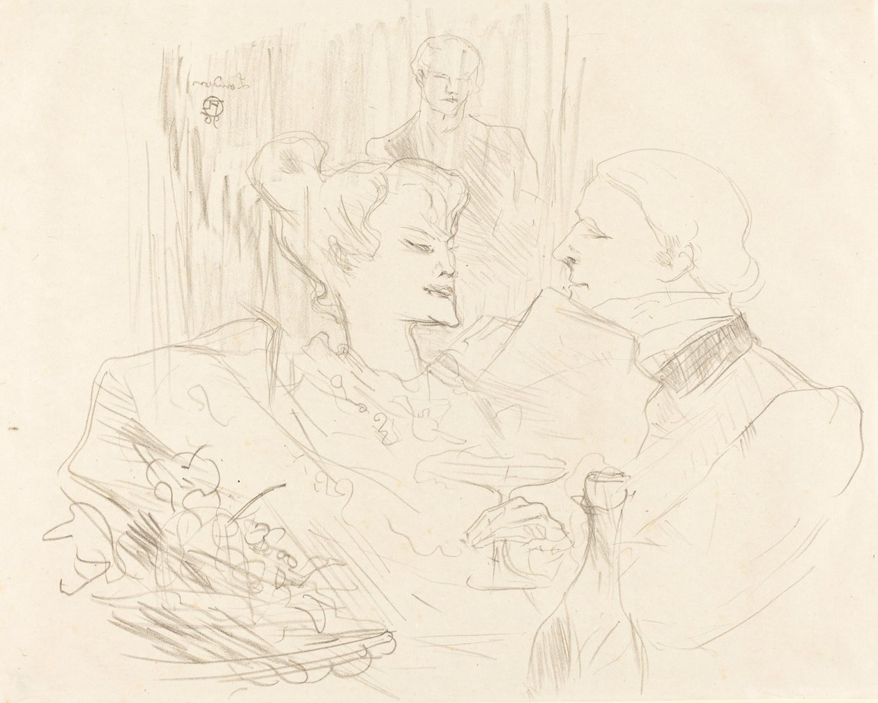 Večeře v Londýně Večeře v Londýně, 1896. od Henri de Toulouse Lautrec