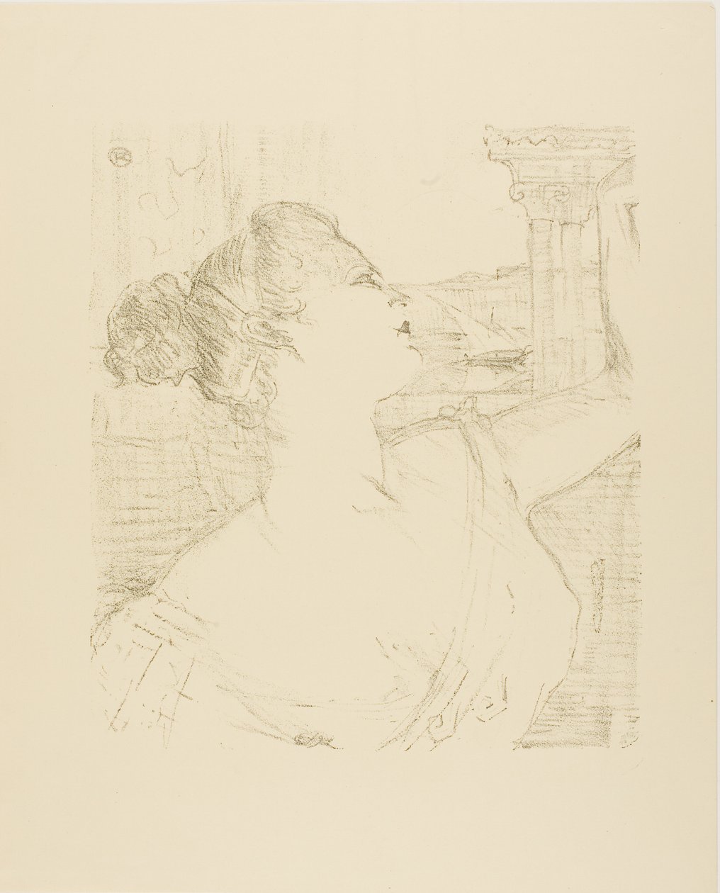 Sybil Sanderson, z Třináct litografií od Henri de Toulouse Lautrec