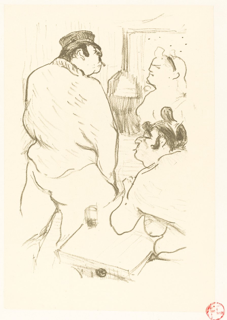 Terror of Grenelle The Terror of Grenelle, 1894. od Henri de Toulouse Lautrec