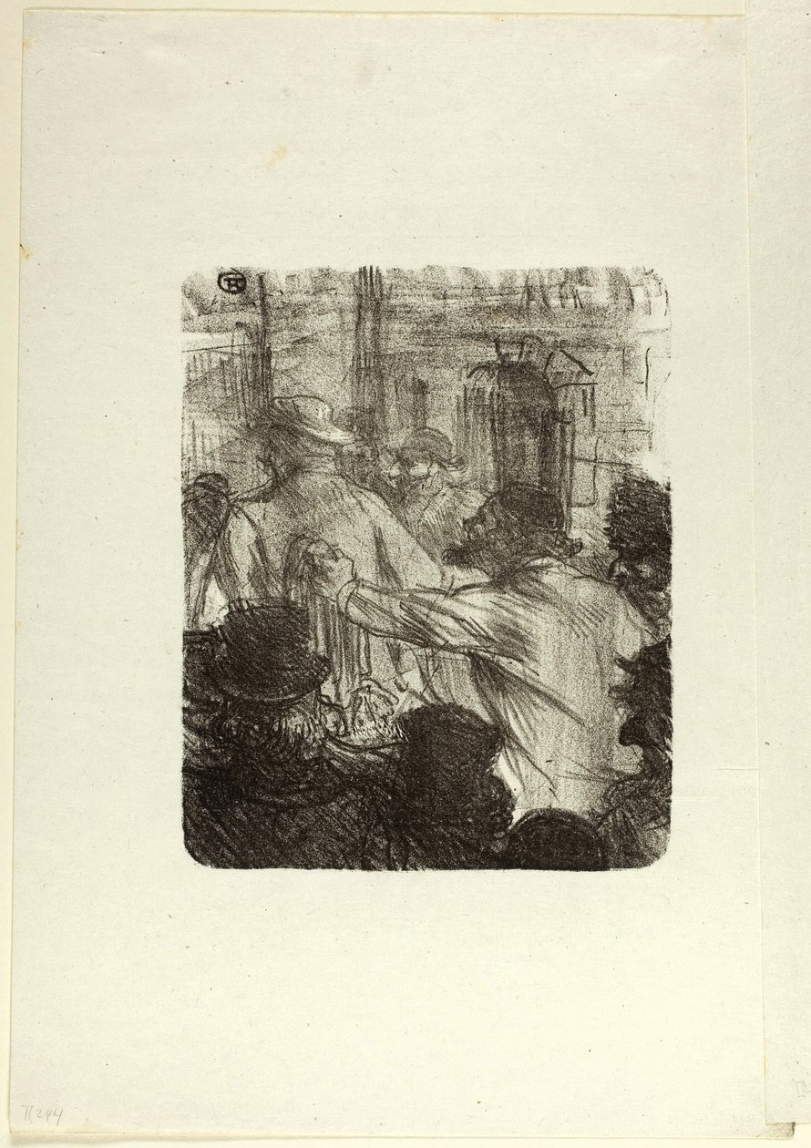 Textilní trh, Krakov, z Au Pied du Sinaï od Henri de Toulouse Lautrec