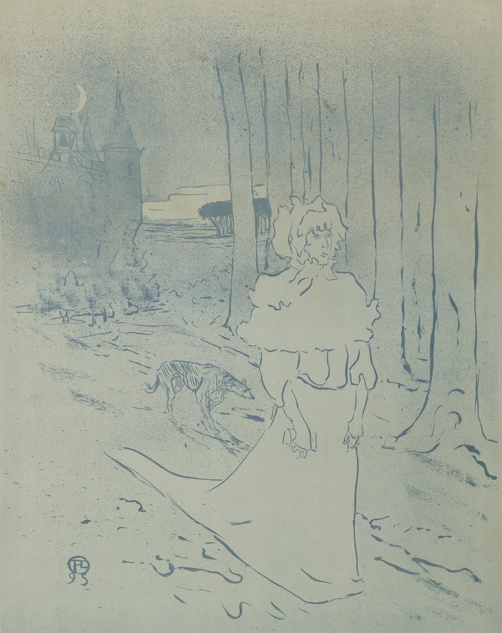 Poplachový zvon, 1895 od Henri de Toulouse Lautrec