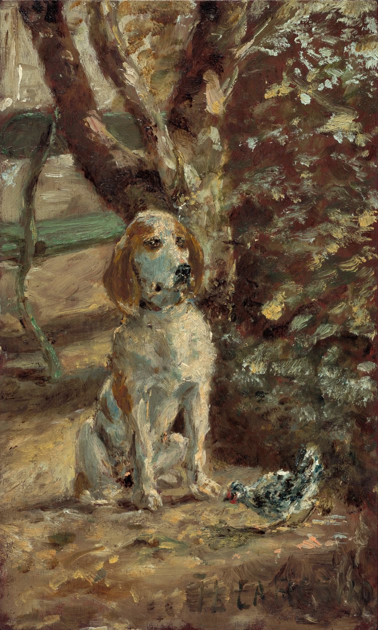 Umělcův pes Flèche, c. 1881. od Henri de Toulouse Lautrec