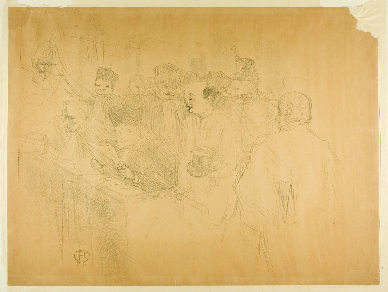 The Arton Trial (třetí deska) od Henri de Toulouse Lautrec