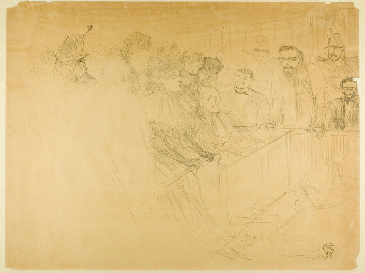 The Arton Trial (třetí deska) od Henri de Toulouse Lautrec
