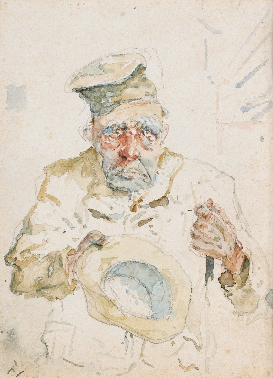 Žebrák z Albi, kolem roku 1880 od Henri de Toulouse Lautrec