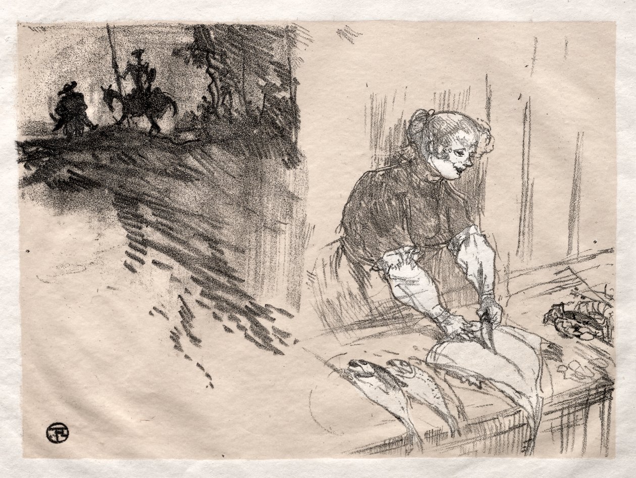 The Brief Joys: Obálka od Henri de Toulouse Lautrec