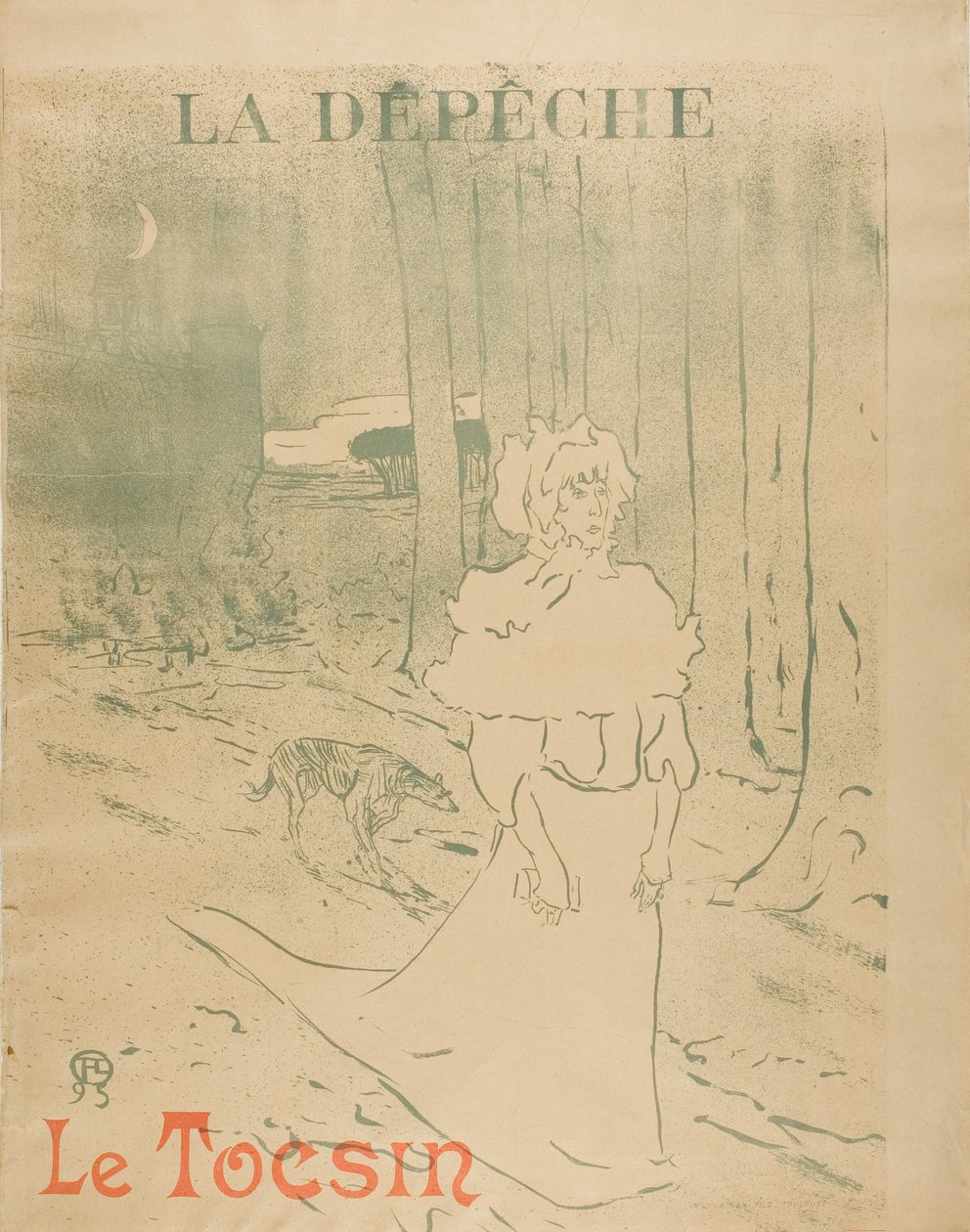 Chatelaine neboli "Le Tocsin od Henri de Toulouse Lautrec