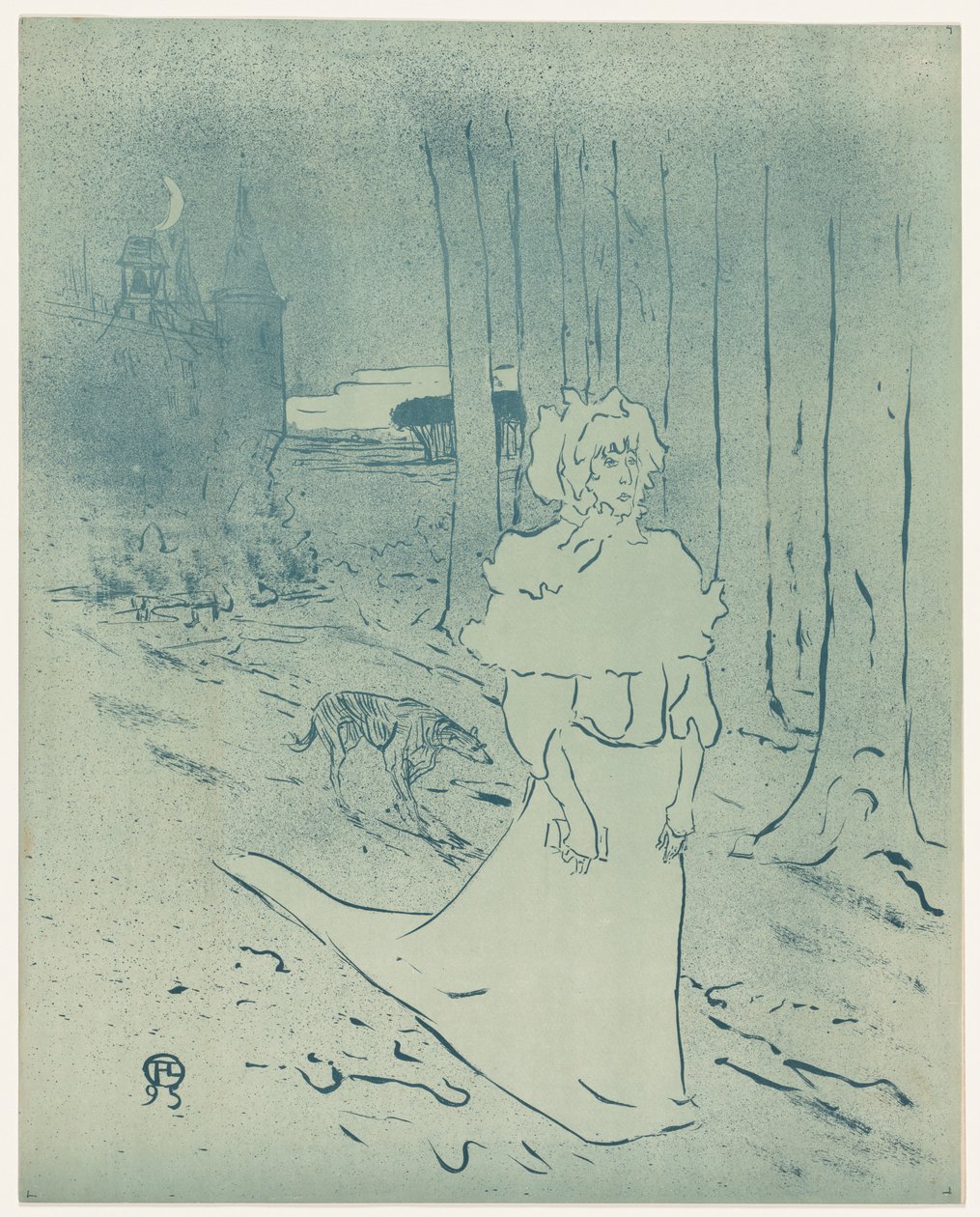 Chatelaine nebo Tocsin od Henri de Toulouse Lautrec