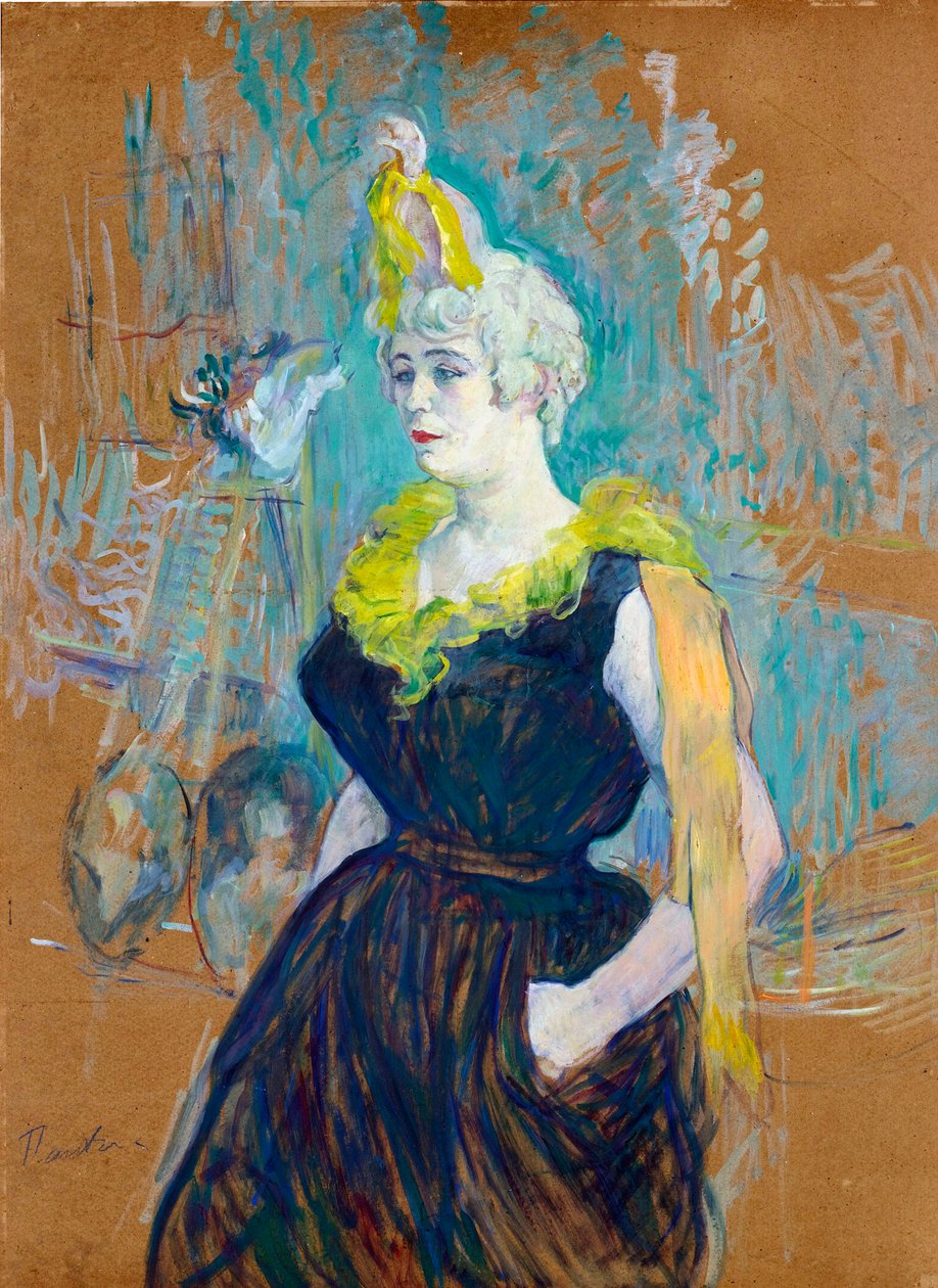 Clownesse Cha-U-Kao od Toulouse Lautreca, Henri, de (1864-1901) od Henri de Toulouse Lautrec