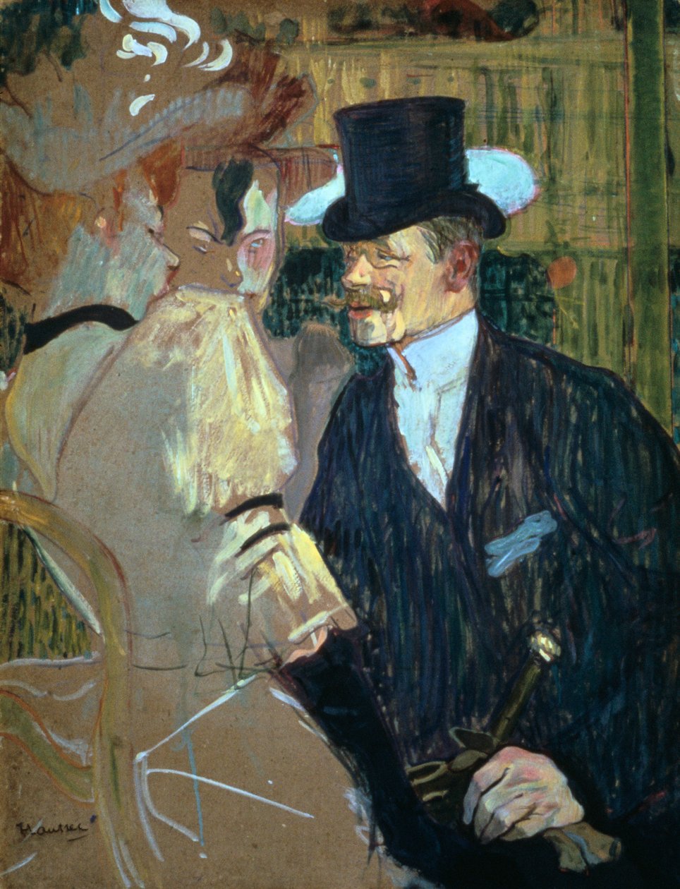 Angličan v Moulin Rouge, 1892 od Henri de Toulouse Lautrec