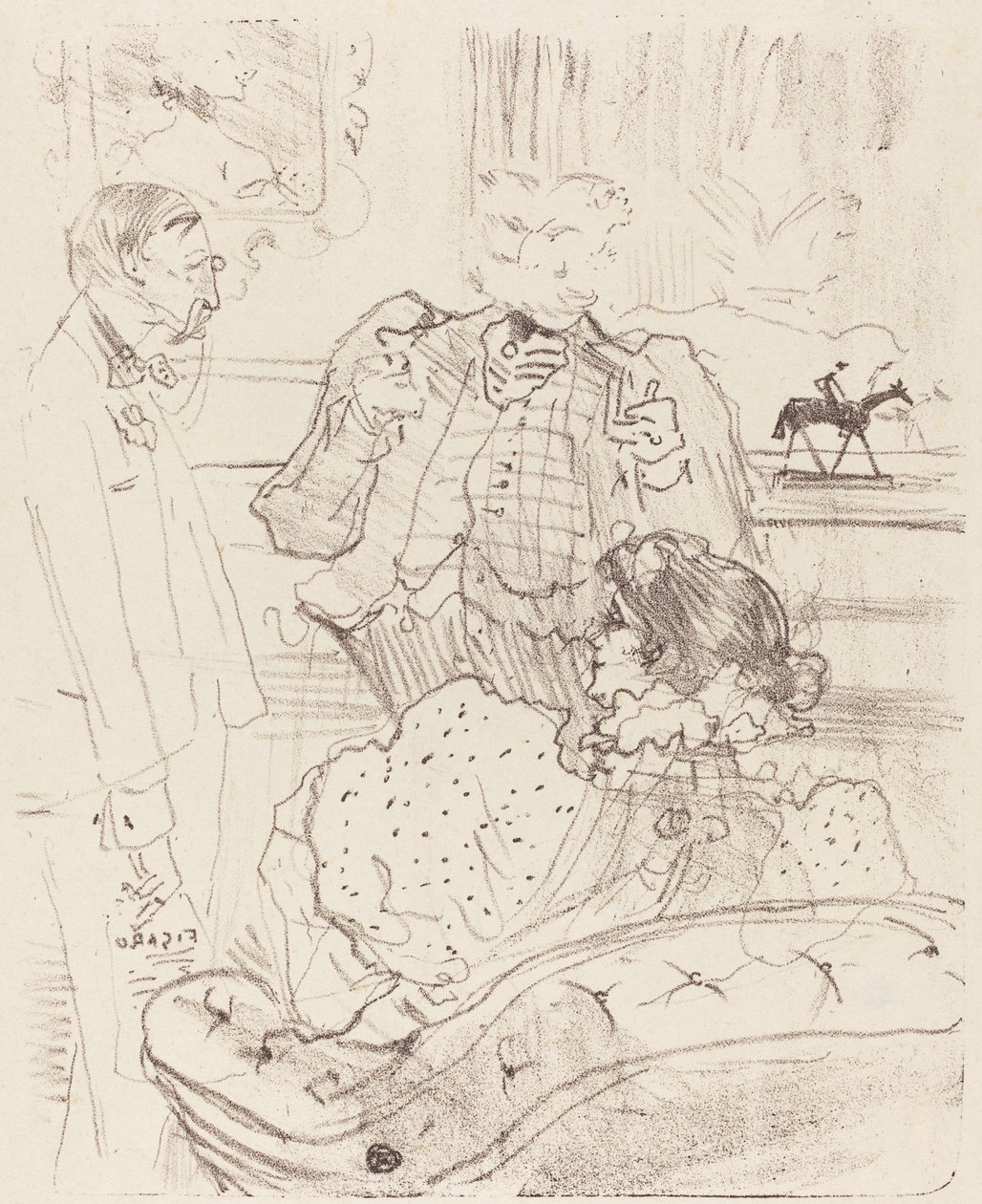 The Forfeit La gage, 1897. od Henri de Toulouse Lautrec