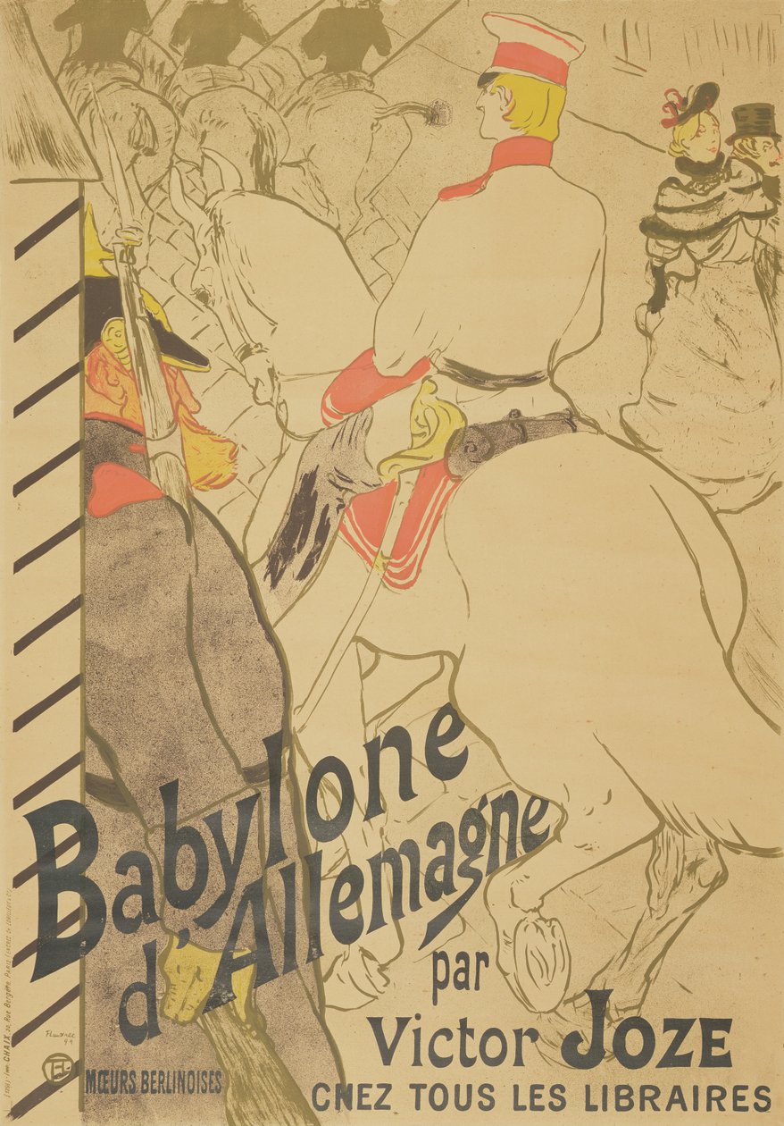 Německý Babylon, 1894 od Henri de Toulouse Lautrec
