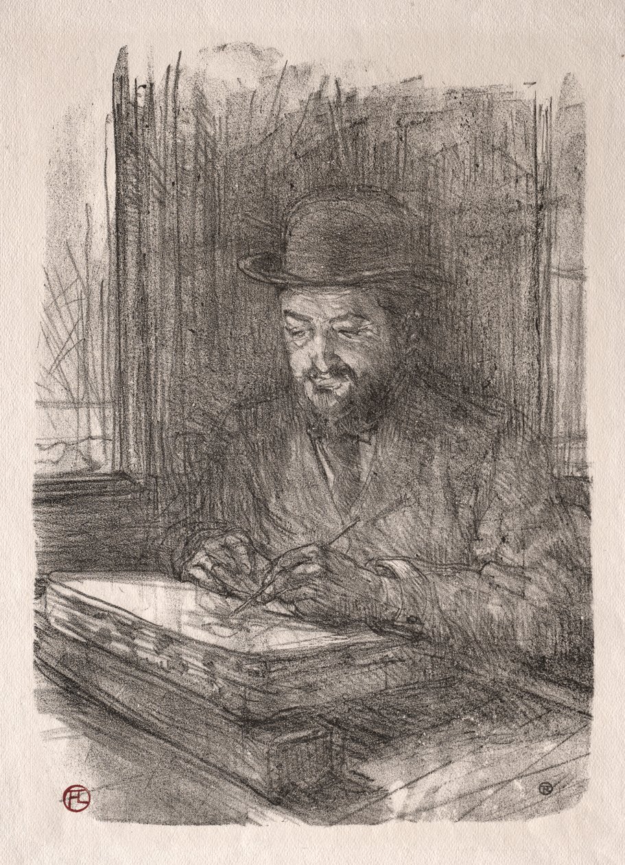 Dobrý litograf od Henri de Toulouse Lautrec