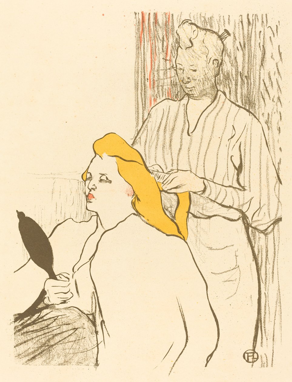 Kadeřník - program pro Théâtre Libre od Henri de Toulouse Lautrec