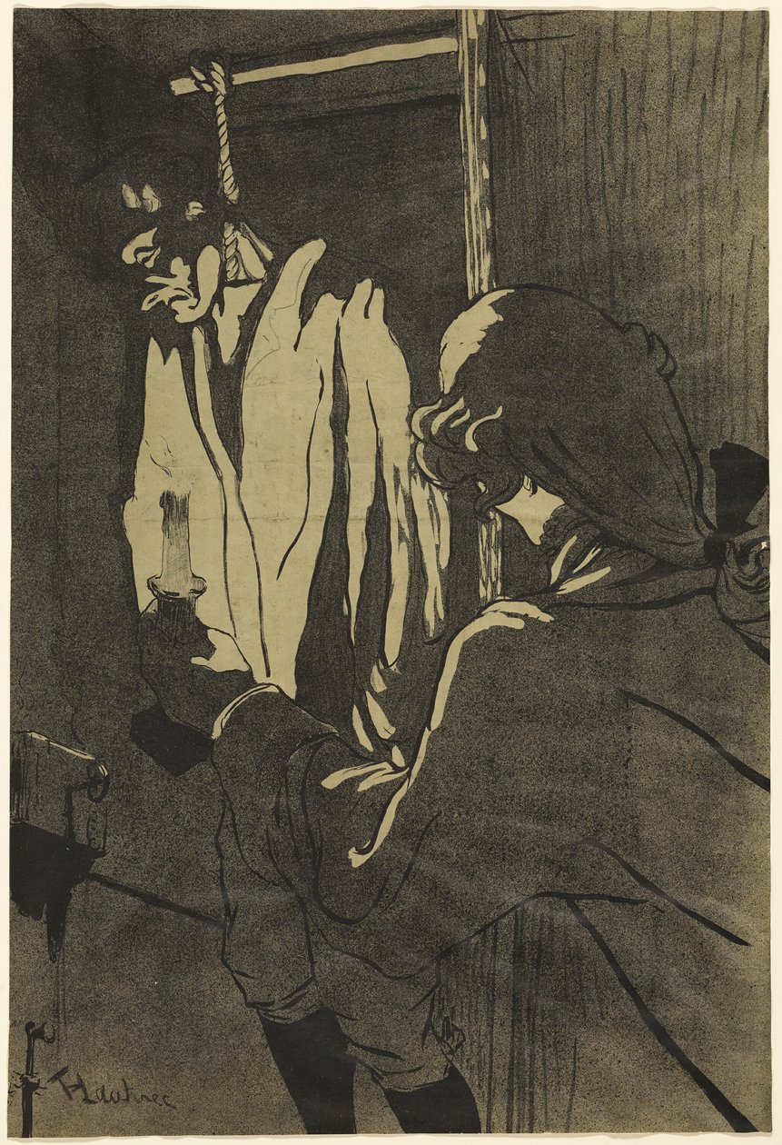 Oběšenec od Henri de Toulouse Lautrec