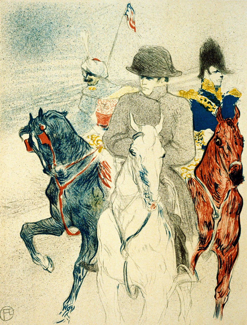 Historie Napoleona I. odmítl návrh plakátu ke knize, 1895. od Henri de Toulouse Lautrec