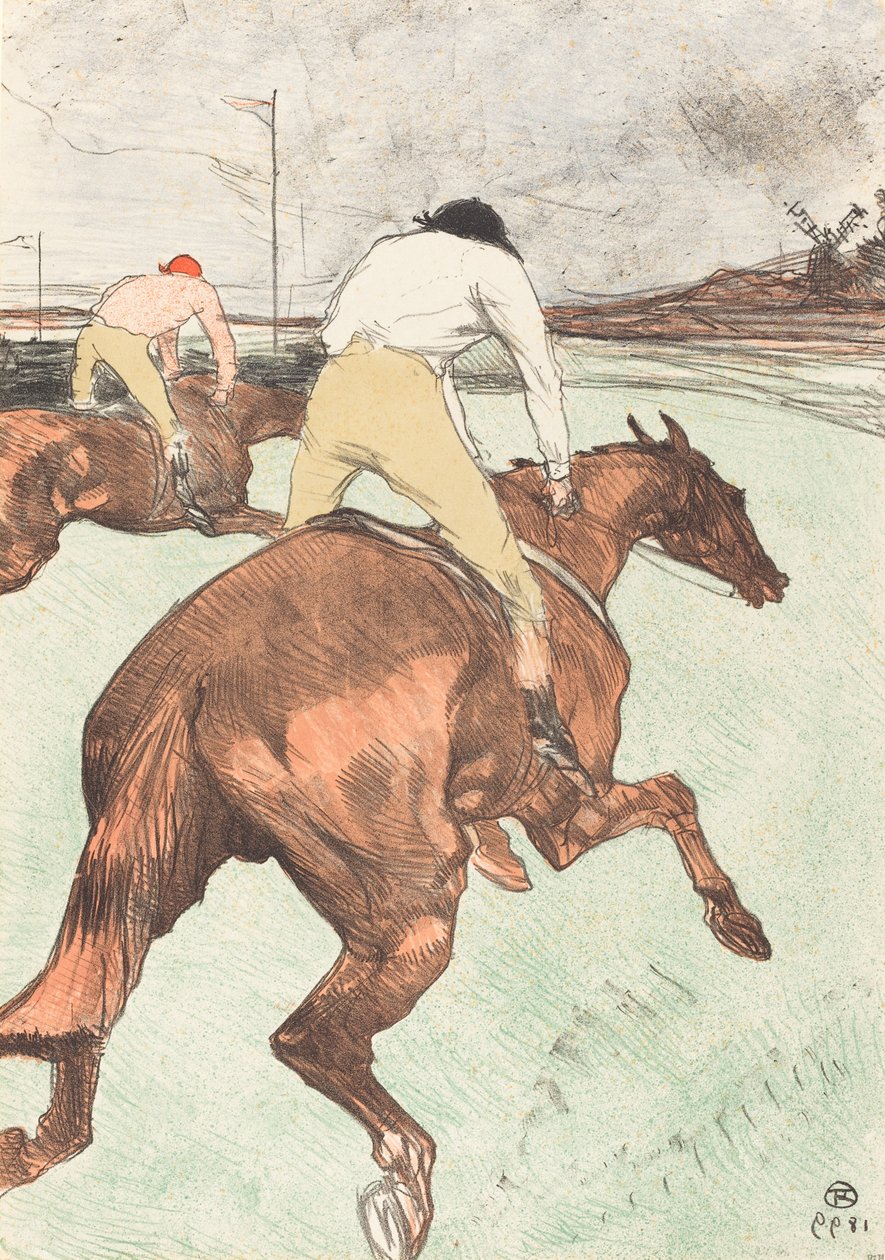 žokej (Le žokej) od Henri de Toulouse Lautrec
