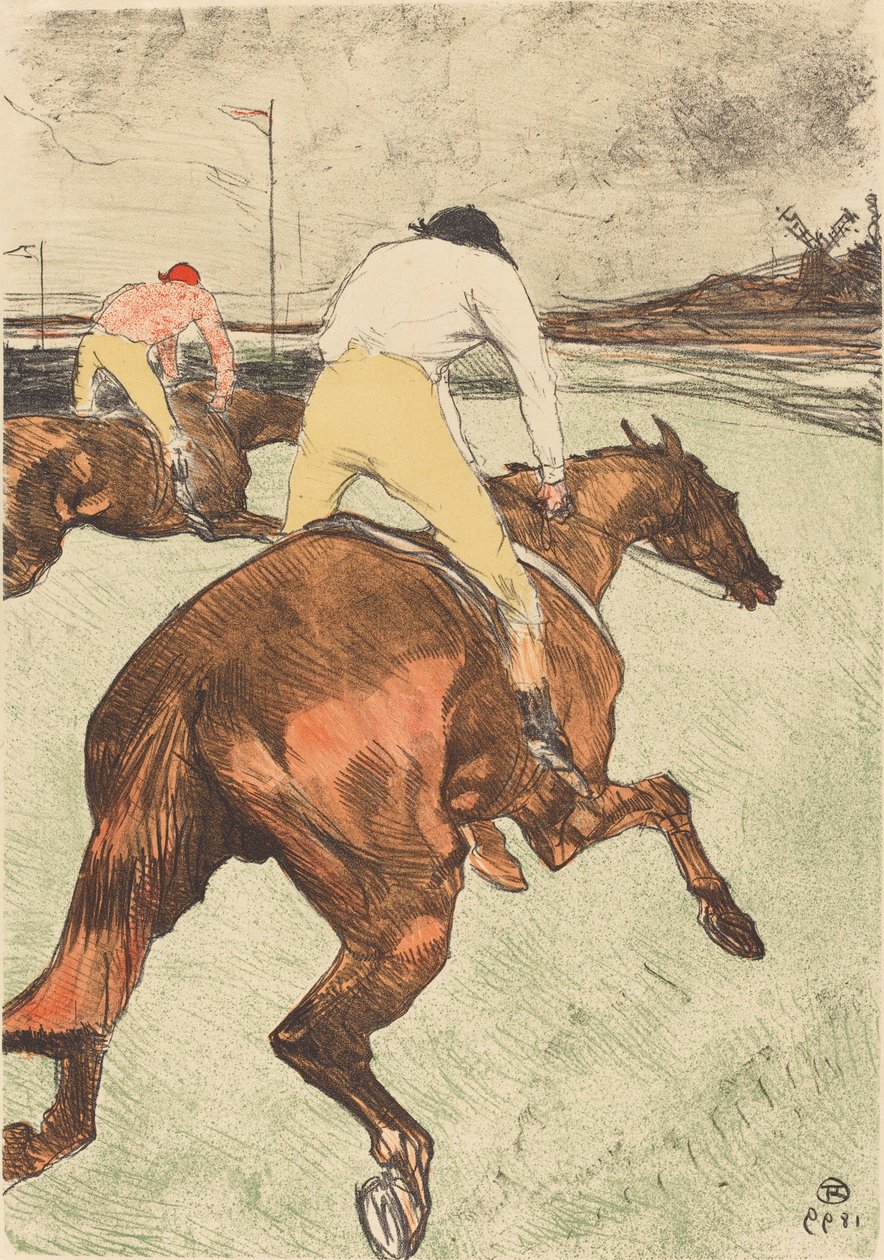 žokej (Le žokej) od Henri de Toulouse Lautrec