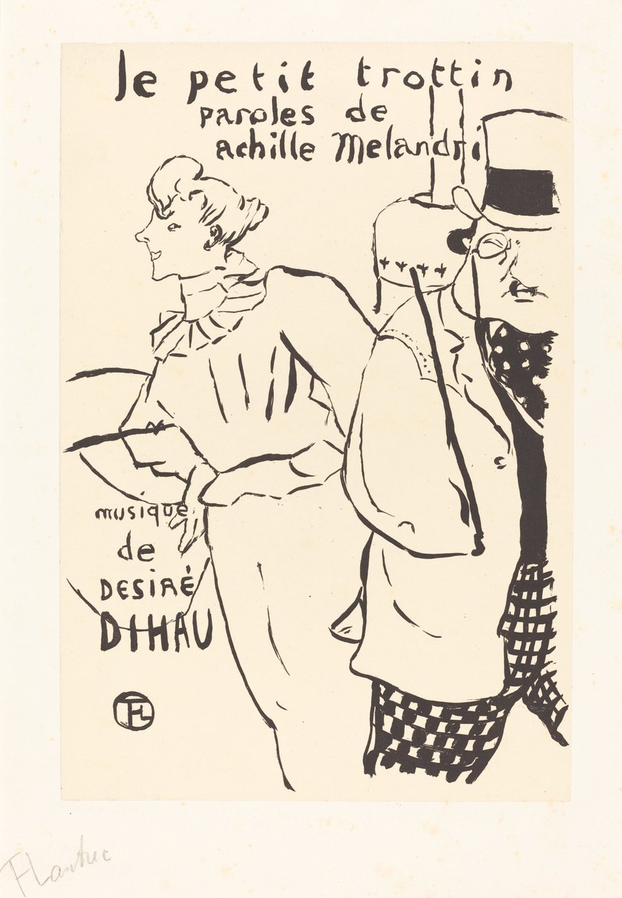 The Little Errand-Girl (Le petit trottin) od Henri de Toulouse Lautrec