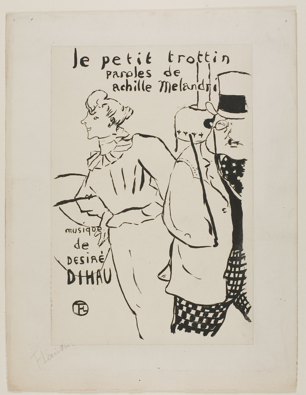 Malá pochůzkářka od Henri de Toulouse Lautrec