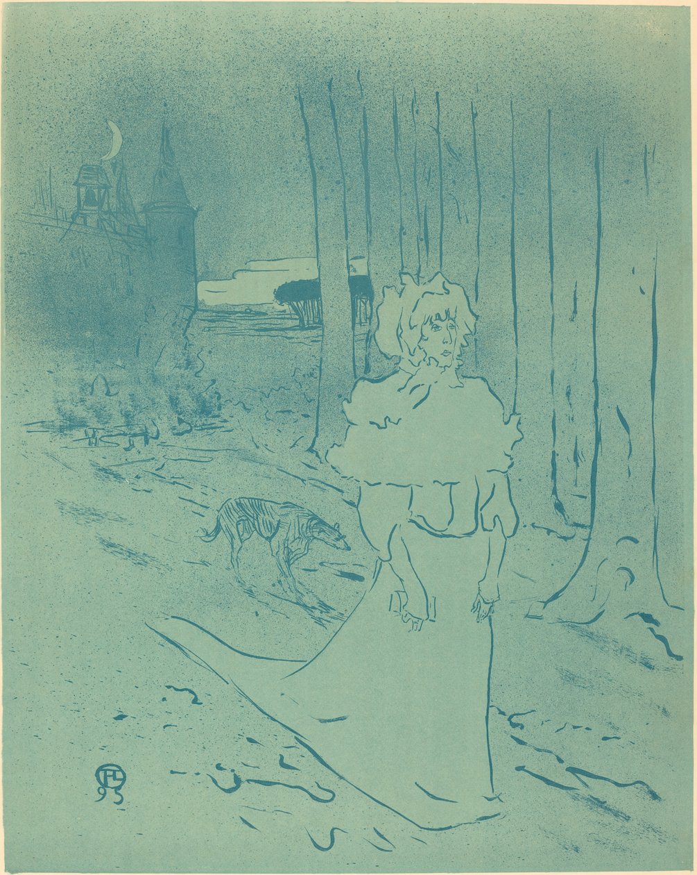 Panská paní nebo znamení (The Chatelaine or the Toxin) od Henri de Toulouse Lautrec