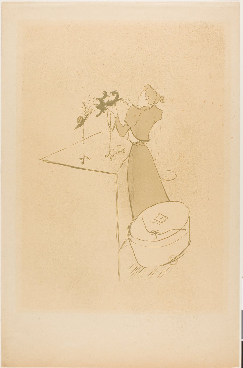 Milliner, Renée Vert od Henri de Toulouse Lautrec