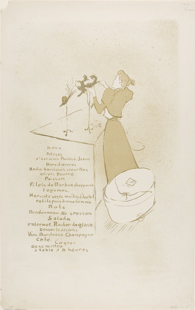 Milliner, Renée Vert od Henri de Toulouse Lautrec