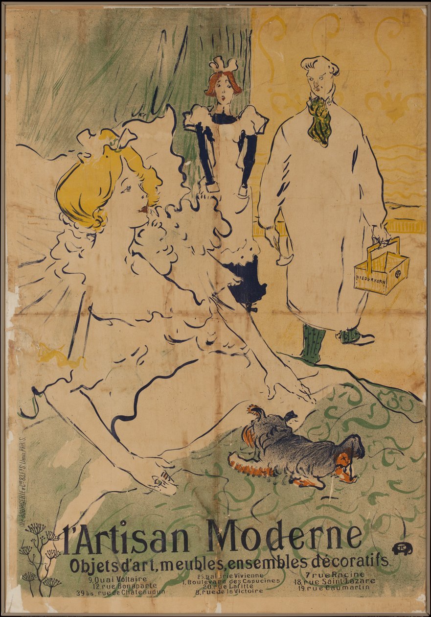 Moderní řemeslník od Henri de Toulouse Lautrec